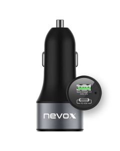 Nevox KFZ Lader Dual USB 63w